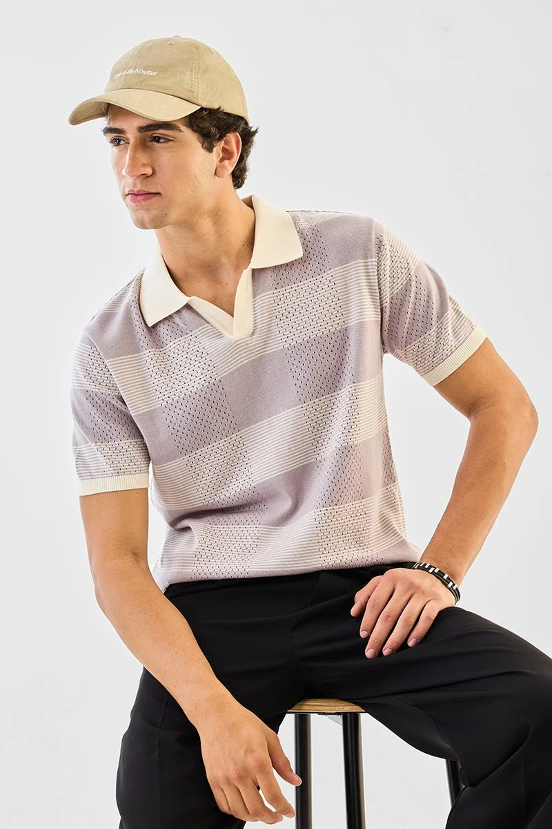 SNITCH 100% Cotton Knitted Polo T-Shirt