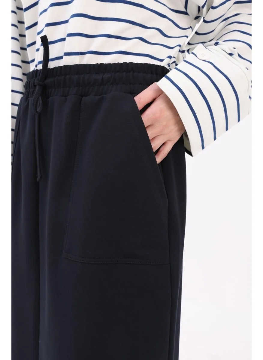 Allday Navy Blue-Two Pocket Skirt
