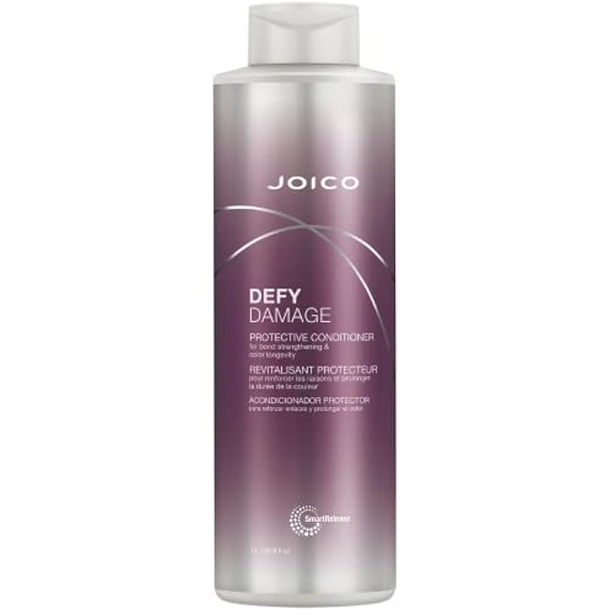 JOICO DEFY DAMAGE PROTECTIVE CONDITIONER | FOR COLOR-TREATED HAIR | STRENGTHEN BONDS & PRESERVE HAIR COLOR | WITH MORINGA SEED OIL & ARGININE | 33.8 FL OZ - Image 2