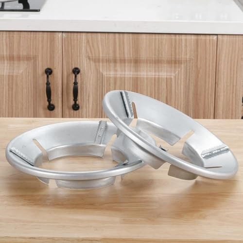 PUTHAK Gas Stove Burner Wok Stand Support, Gas Stove Burner Cover, Wind Shield Energy Saver, Heat Diffuser for Cooktop Range, Saves Cooking Time, 4/5 Claws & 8 Claws Gas Burner Stand & Cover (4 Claw) - Image 4