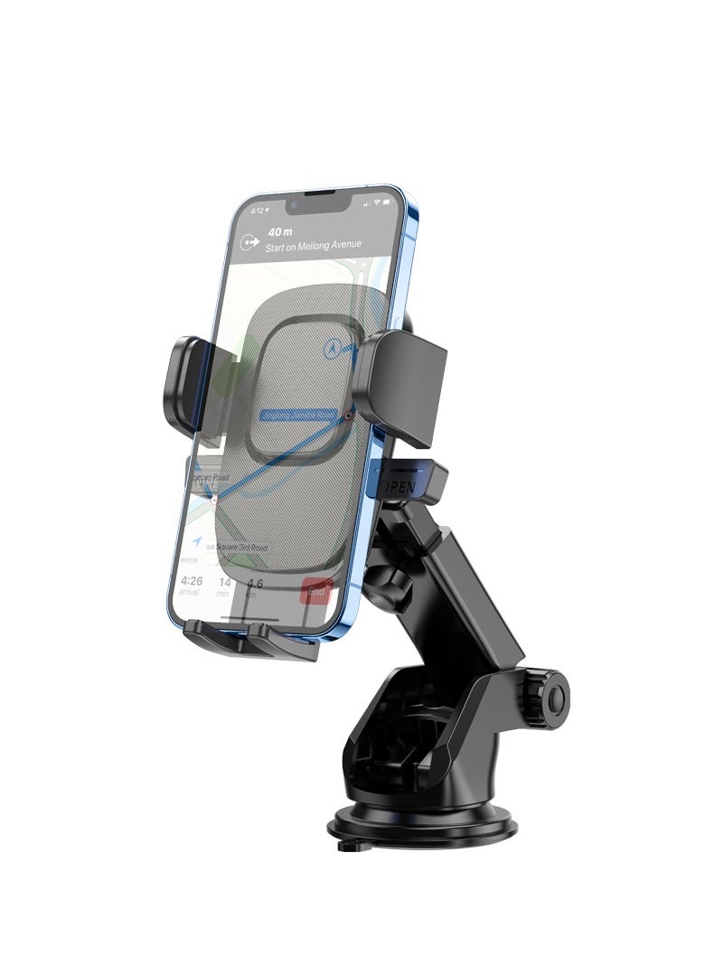 Topcore Universal Cell Phone Holder for Car Upgraded Phone Stand for Dashboard, Handsfree Car Mount, Car Phone Mount for iPhone and Android Smartphones  - Image 1