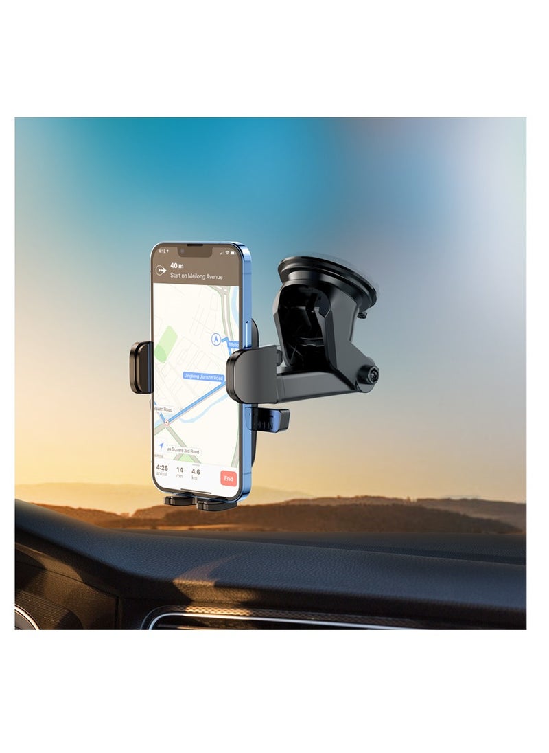 Topcore Universal Cell Phone Holder for Car Upgraded Phone Stand for Dashboard, Handsfree Car Mount, Car Phone Mount for iPhone and Android Smartphones  - Image 2