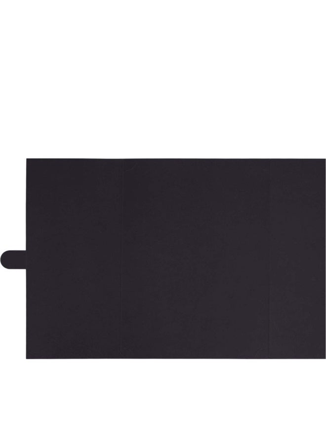 Bronzing A4 Diploma Cover, 5 Pcs Award Certificate Holder, Invitation Card Cover, Card Stock Letter-Sized Certificates Cover for Award, Diplomas, Documents, Contract, Invitation Card (Black) - Image 5