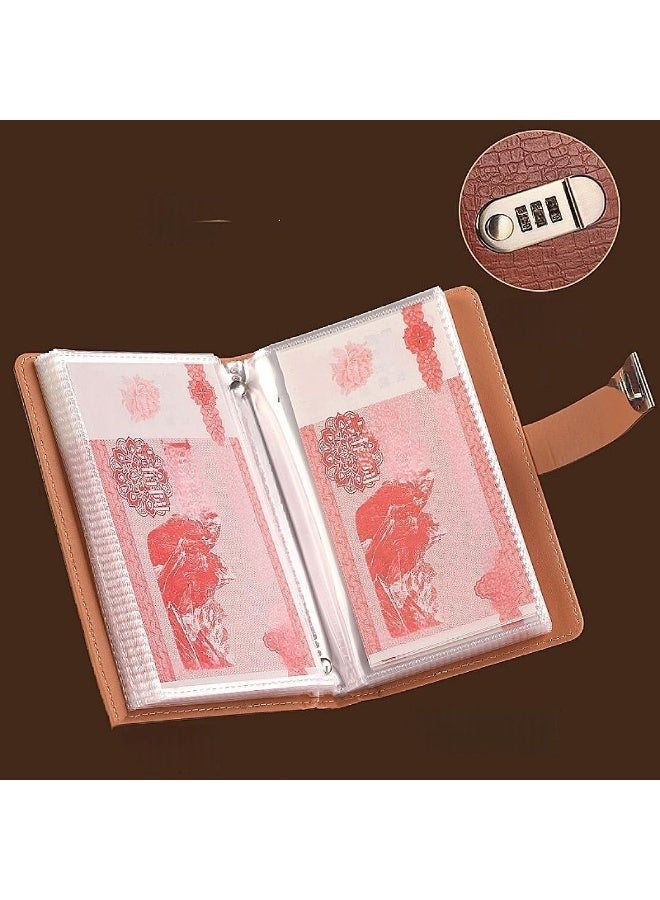 كتاب تحدي توفير المال ، 100 مظروف مخطط الميزانية ، قفل كلمة المرور للأمن ، نظام توفير المظروف النقدية 7 "x4.2" ، مثالي للتمويل الشخصي ، تنظيم الادخار ، الوردي - Image 3