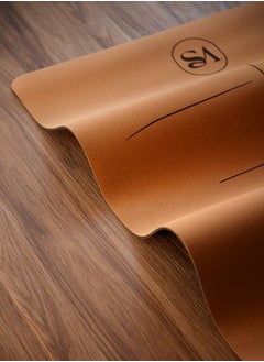 serenity axis cork yoga mat (blue lotus)  - Image 2