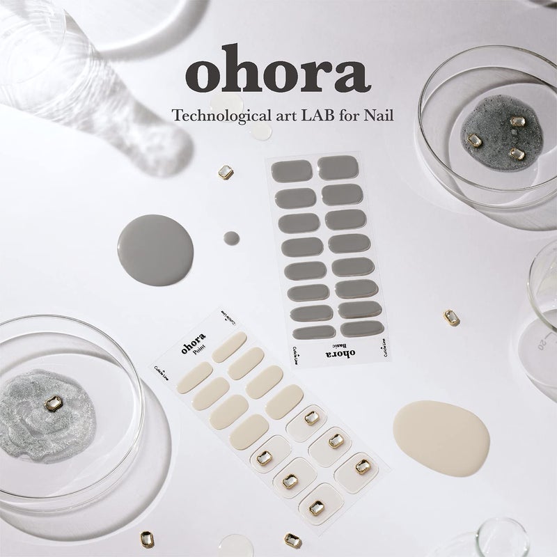 ohora شرائط أظافر جل شبه معالجة من أوهرا (N تينت طوب) - أحمر، تينت، تعمل مع أي مصابيح UV/LED، جودة صالون، تدوم طويلاً، سهلة التطبيق والإزالة - تشمل 2 وسادة تحضير، مبرد أظافر وعصا خشبية - Image 5