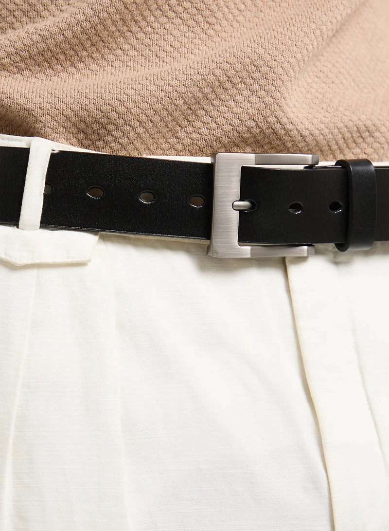 Robert Wood Genuine Leather Formal Belt