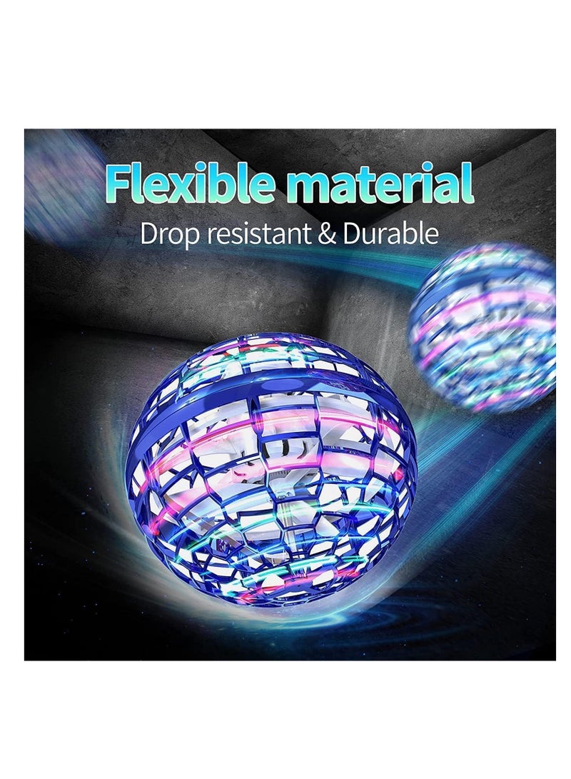 ECVV Flying Ball Spinner Toys - Flying Orb Magic Hand Controlled Flying Fidget Spinners Built-in RGB Lights Mini Drones Boomerang Orb UFO Toy - Gifts for Kids,Boys&Girls | RANDOM COLOR | - Image 5