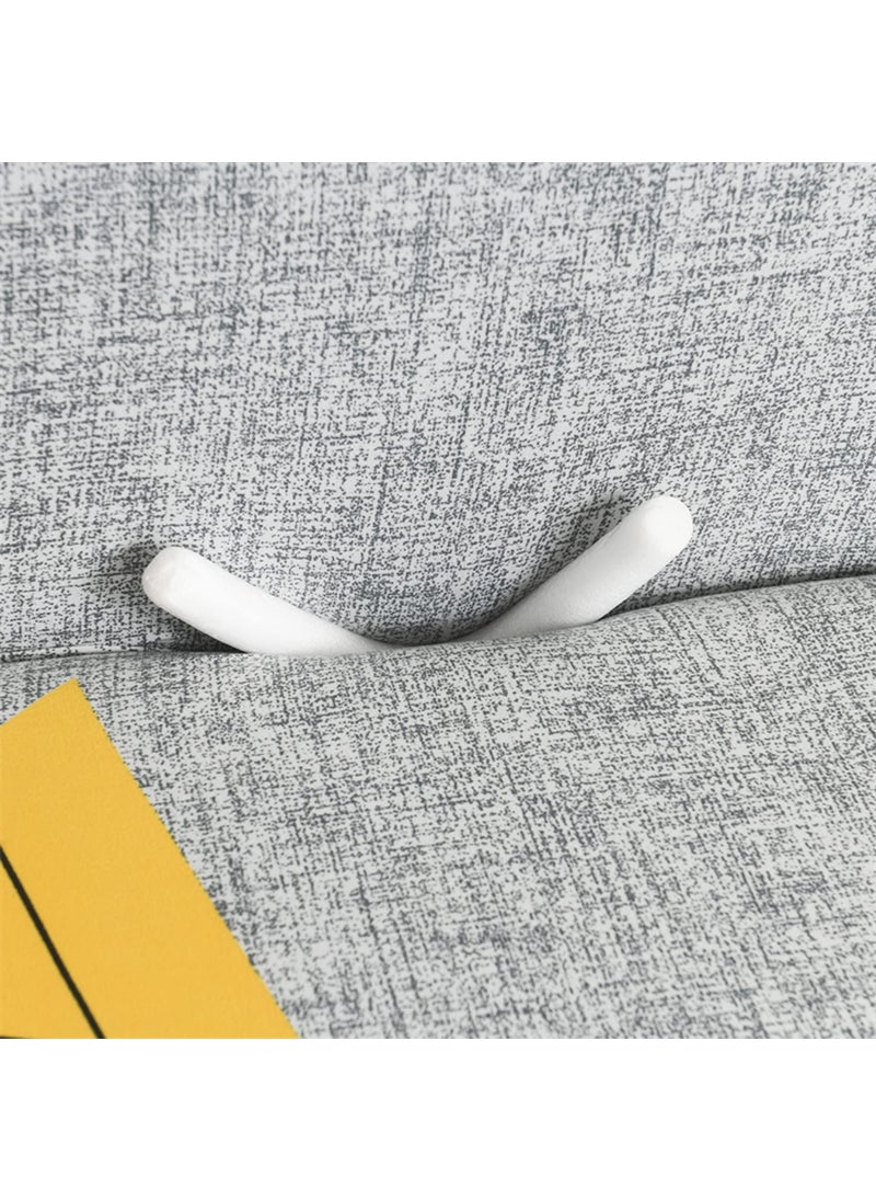 WINKEL WINKEL Universal Single Seater Sofa Cover Big Elasticity Cover for Couch Flexible Stretch Printed Sofa Slipcover 90145 Single Seater GreyYellow Triangle  - Image 3