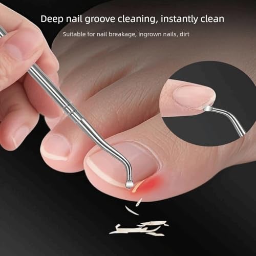 SHOPPOSTREET Nail Clipper Stainless Steel Slant Edge Nail Clipper Anti-Splash Fingernails, Toe Nail Trimmers Professional Trim Nails Manicure Tool (GREEN) - Image 3