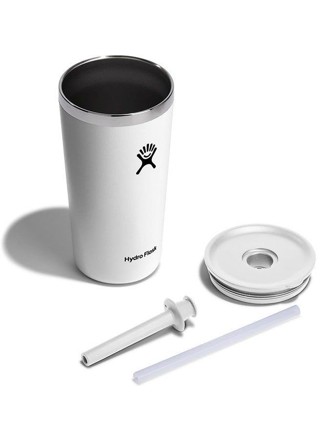 Hydro Flask 16 oz All Around Tumbler with Straw Lid and stainless steel double-wall vacuum insulation  Tumbler BPA-Free  - Image 3