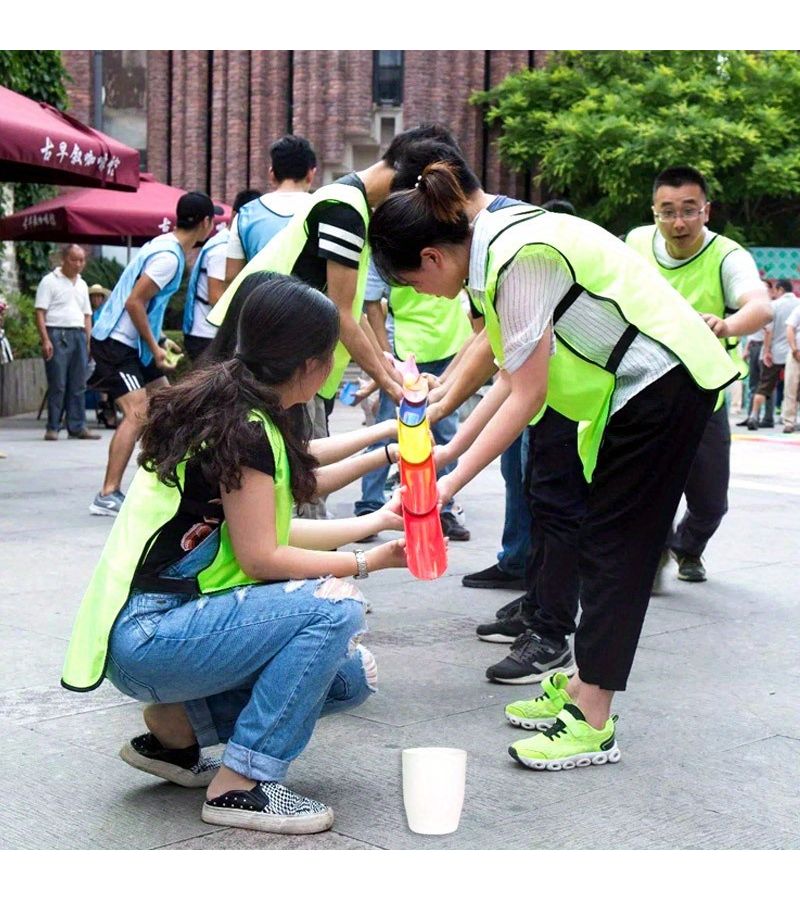 13 Pcs Colorful Team Building Activity Game Set 30m 11.8in Interactive Multiplayer Challenge For Group Cohesion Collaboration And Fun Mixed Colors Ideal For Family Gatherings Outdoor Activities Team Spirit Training - Image 3