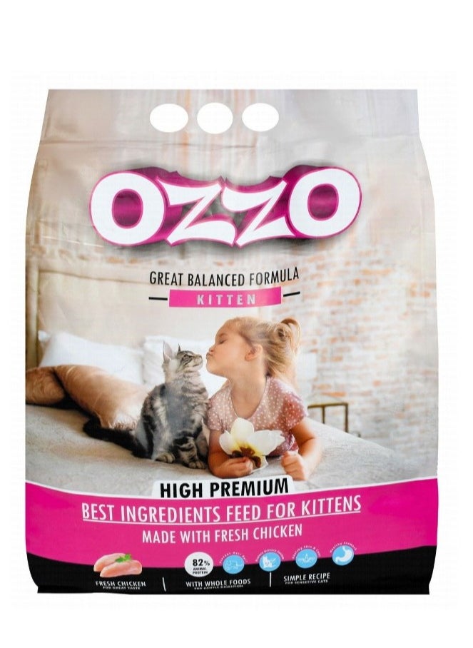 OZZO Dry Food with Chicken for Sensitive Kittens 10kg 