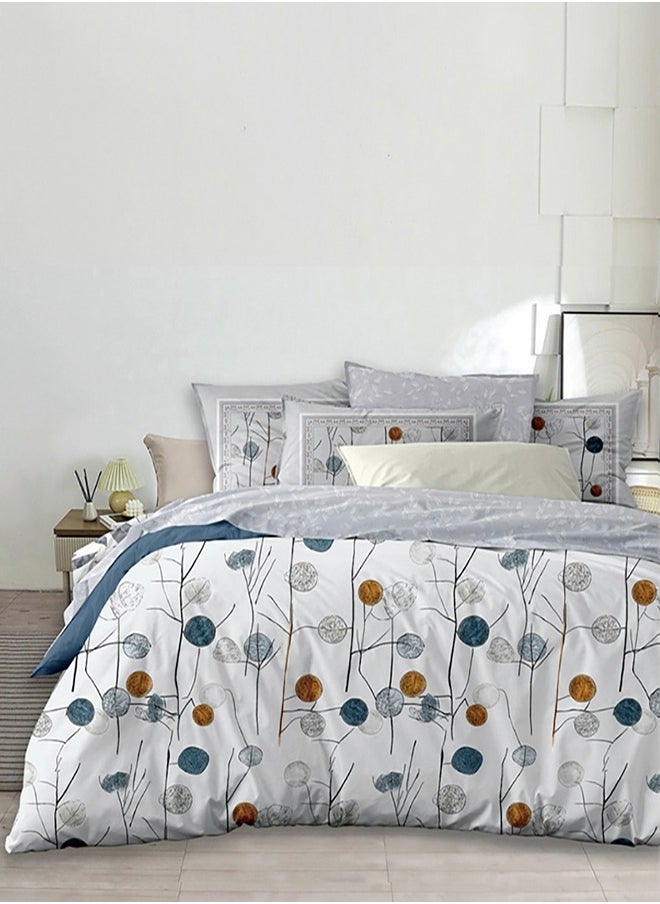 PACHA HOME FiberSoft 240*260 printed dryer sheet with 2 Miss Pillowcase 50*70- Pashahome. 