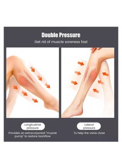 ASIV Leg Massager Calf Air Pressure Massager with Heat Cordless Leg Massager Circulatory Pain Relief Calf Massager 3 Modes 3 Intensities Gifts for Men Women  - Image 2