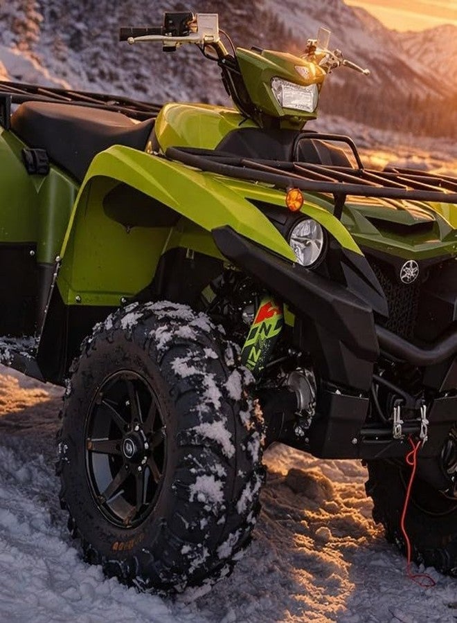 أغطية حماية عالية الأداء للصدمات مناسبة لدراجات ATV من طراز Yamaha Grizzly - متينة، مقاومة للماء، سهلة التركيب، حماية موثوقة لجميع التضاريس، لون أحمر (أصفر) - Image 3