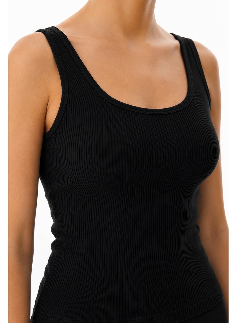 Penti Women Seamless Square Neck Black Top - Image 3