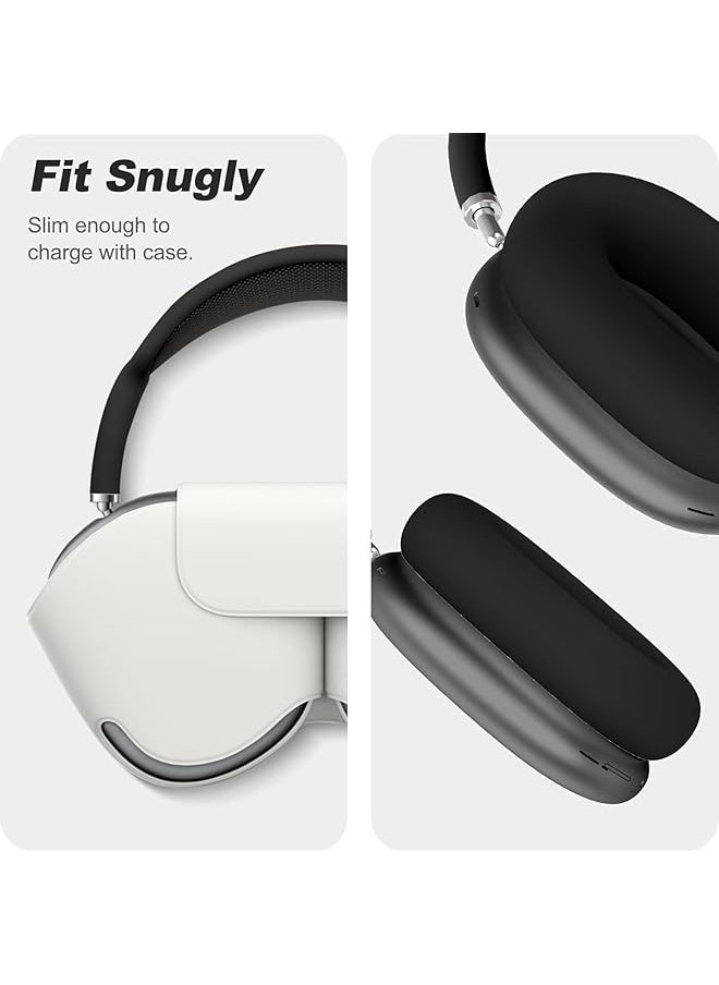 erorex - Silicone Ear Pads Cover Protector For Airpods Max Headphones Cushions Sweatproof Easily Washable Rugged Durability Sky Blue - Image 1