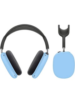 Silicone Ear Pads Cover Protector For Airpods Max Headphones Cushions Sweatproof Easily Washable Rugged Durability Sky Blue