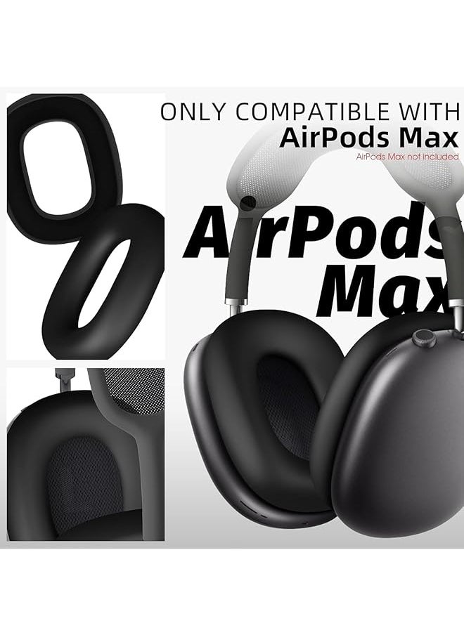 erorex - Silicone Ear Pads Cover Protector For Airpods Max Headphones Cushions Sweatproof Easily Washable Rugged Durability Sky Blue - Image 1
