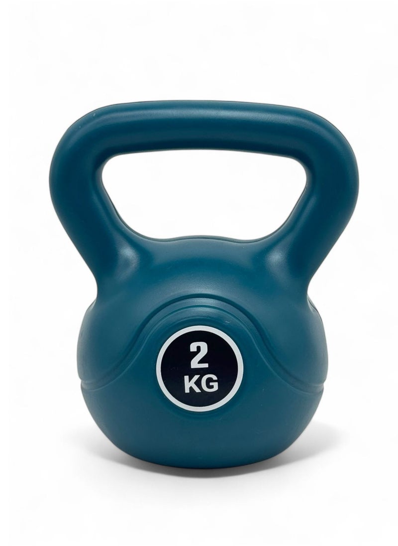 SportQ Solid Kettlebell, Home Gym Strength Training Equipment with Non-Slip Handle, Multi-Functional Fitness Kettlebell for Powerlifting, Bodybuilding, Core Training and Push-ups  - Image 1