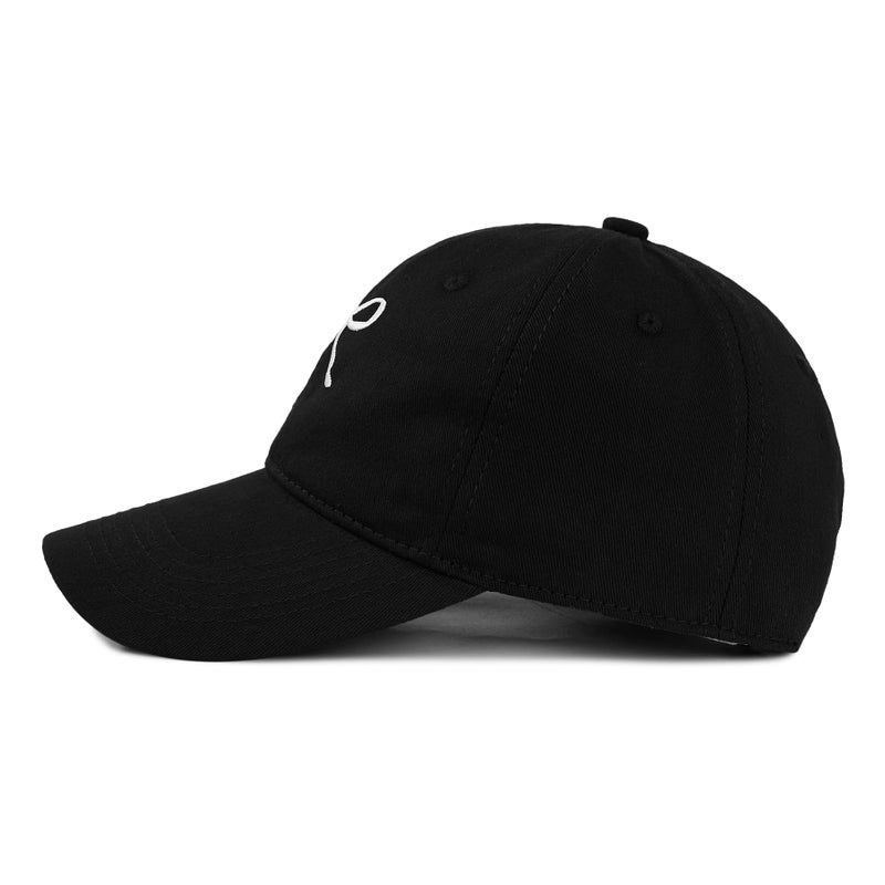 Zando Trendy Bow Baseball Caps for Women Men Girls Dad Preppy Y2k Sweet Adjustable Coquette Black Trucker Hat Funny Summer Sun Ball Cap for Running Travel Golf Teenis Valentines Accessories One Size - Image 3