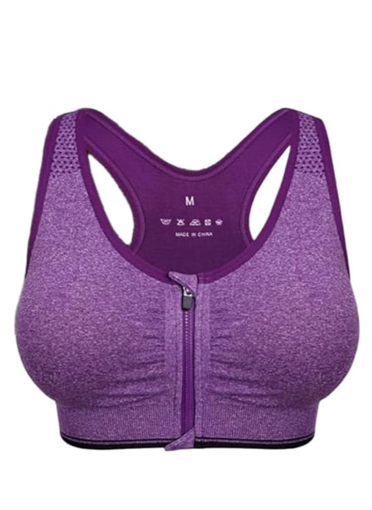 SHOWDAY Women's Zip Front Sports Bra Wireless Post-Surgery Bra Active Yoga Sports Bras Fitness Women's Sports Bra, Zip Front,Post-Surgery Active Yoga Gym Pilates Crossfit - pzsku/Z9D8EA558CC514D2B516BZ/45/_/1735044164/90db41c5-29c0-4450-ba35-8e389821dd1b