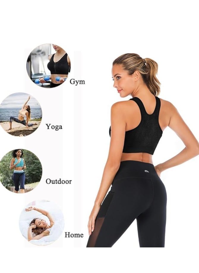 SHOWDAY Women's Zip Front Sports Bra Wireless Post-Surgery Bra Active Yoga Sports Bras Fitness Women's Sports Bra, Zip Front,Post-Surgery Active Yoga Gym Pilates Crossfit - pzsku/Z9D8EA558CC514D2B516BZ/45/_/1735044215/8c34134e-42aa-4547-8f1b-0c56c5ad5fa2