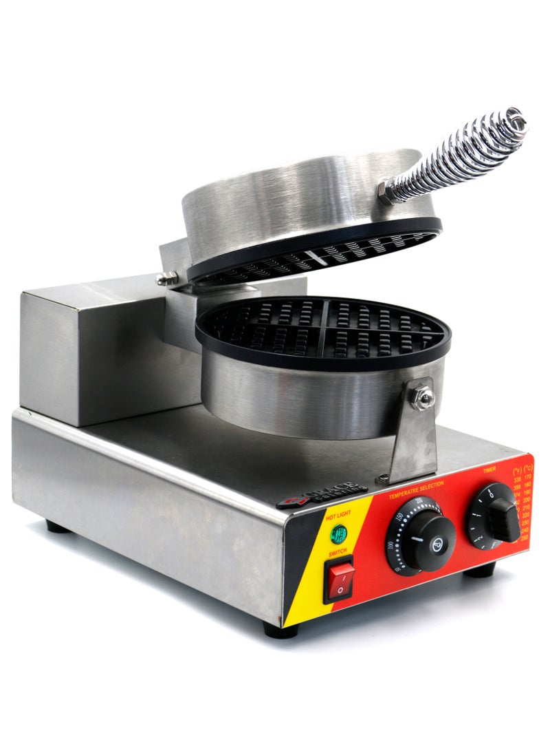 Commercial Waffle Maker Machine for Home & Cafe Waffle Maker Round Belgium Waffles Single Head  - Image 3