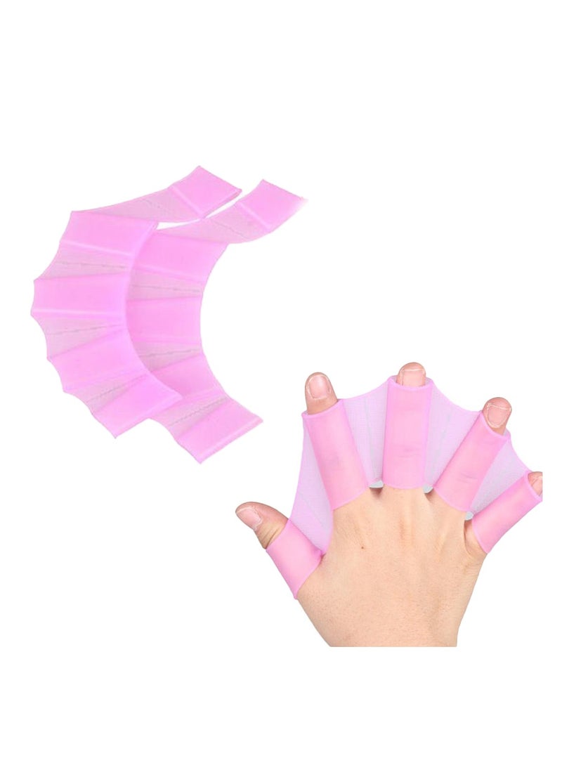 Generic Silicone Girdles Swimming Hand Fins Finger Gloves for Water Sports and Diving  - Image 1