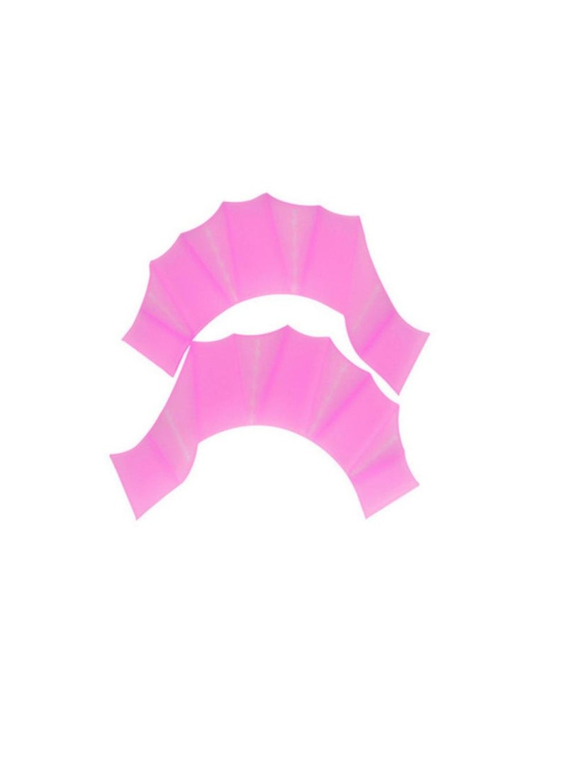 Generic Silicone Girdles Swimming Hand Fins Finger Gloves for Water Sports and Diving  - Image 3