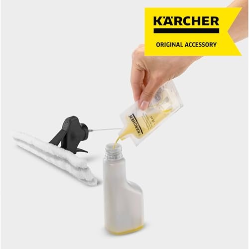 Kärcher أداة تنظيف النوافذ من كيرشر، زجاجة رش، قطعة غيار لمكانس كيرشر للنوافذ - مع وسادة ميكروفايبر (للاستخدام الداخلي) - Image 5