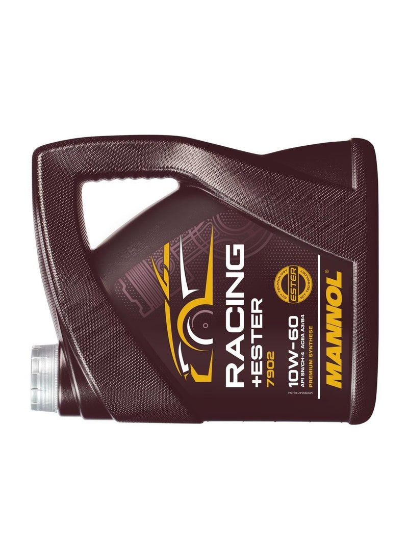 MANNOL 7902 (4L) Racing + Ester SAE 10W-60 API SN/CH-4 ACEA A3/B4 BI SYNTHETIC ENGINE FOR PETROL AND DIESEL ENGINES OF CARS - Image 2