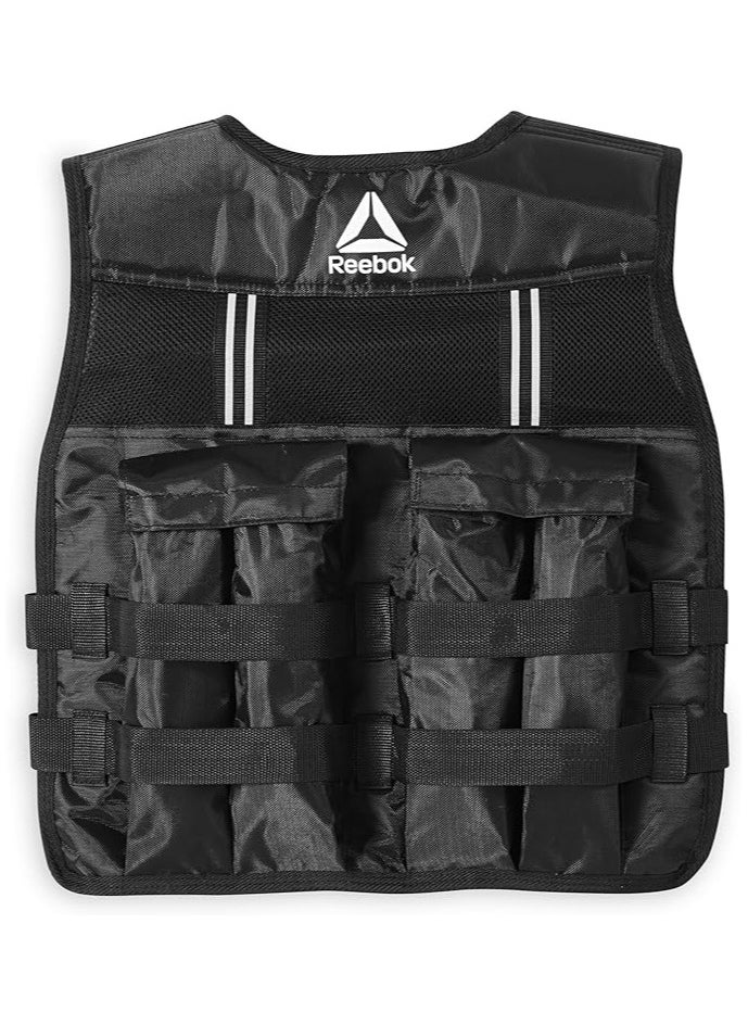 YORK Weight Vest 10 Kg Black  - Image 5