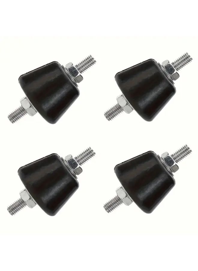 4pcs AG 35 Grey Heavy Duty Anti Vibration Mounts With M8 Studs For Air Compressors - Image 1
