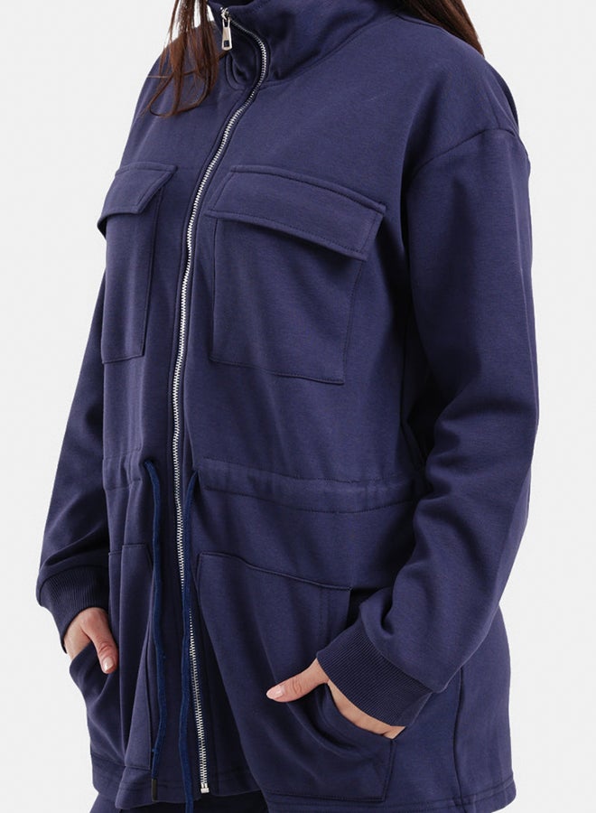 Carina Utility-Pocket Lounge Jacket - Image 4