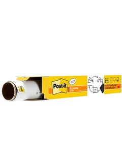 Post It Post-it Dry Erase Whiteboard Surface 2 x 3 in (60.9 cm x 91.4 cm), 1 roll/pack | White Color | Sticker Whiteboard Film Surface for Walls, Doors, Tables and More | Removable | Easy Installation  - Image 1
