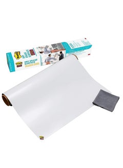 Post It Post-it Dry Erase Whiteboard Surface 2 x 3 in (60.9 cm x 91.4 cm), 1 roll/pack | White Color | Sticker Whiteboard Film Surface for Walls, Doors, Tables and More | Removable | Easy Installation  - Image 3