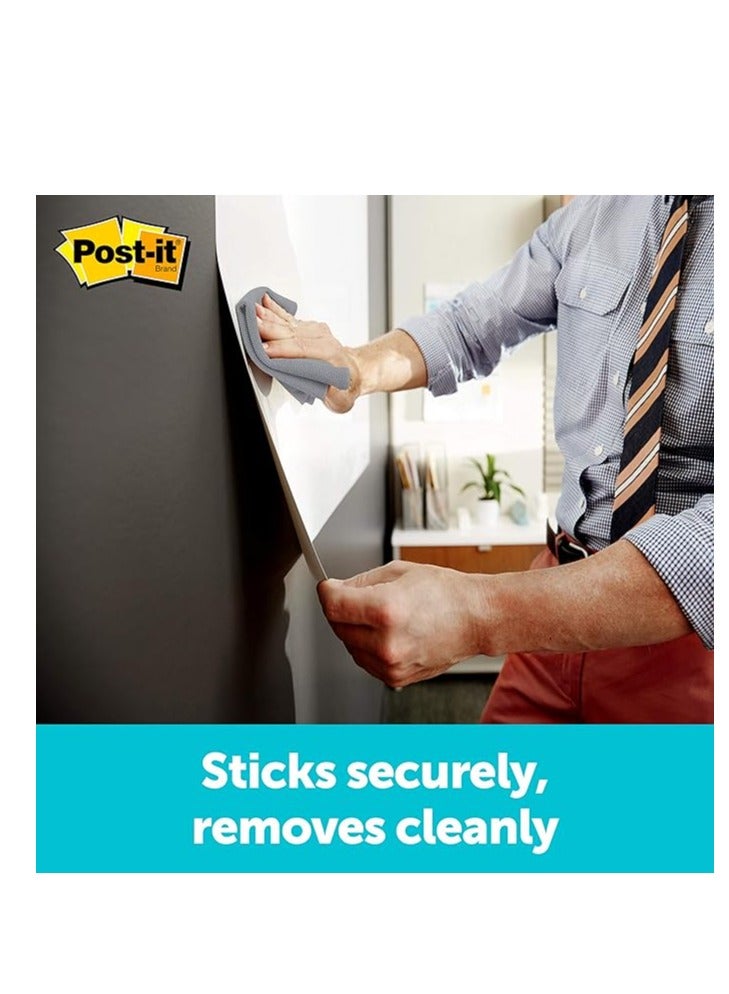 Post It Post-it Dry Erase Whiteboard Surface 2 x 3 in (60.9 cm x 91.4 cm), 1 roll/pack | White Color | Sticker Whiteboard Film Surface for Walls, Doors, Tables and More | Removable | Easy Installation - Image 4