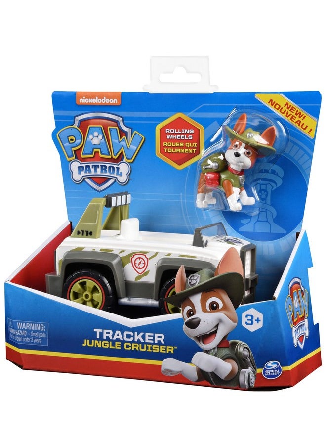 PAW PATROL - Paw Patrol, Tracker’s Jungle Cruiser Vehicle with Collectible Figure, for Kids Aged 3 and up, Multicolor, (6061801) - Image 1