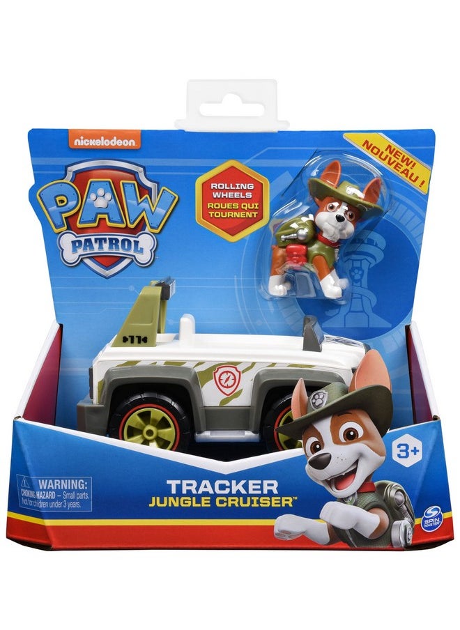 PAW PATROL - Paw Patrol, Tracker’s Jungle Cruiser Vehicle with Collectible Figure, for Kids Aged 3 and up, Multicolor, (6061801) - Image 1
