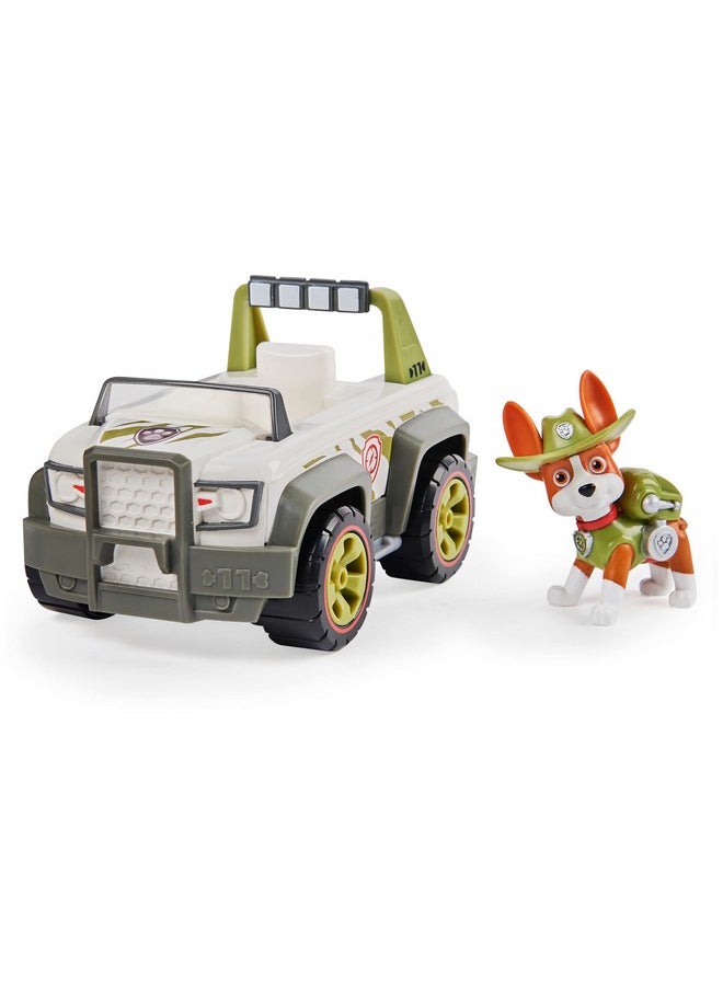 PAW PATROL - Paw Patrol, Tracker’s Jungle Cruiser Vehicle with Collectible Figure, for Kids Aged 3 and up, Multicolor, (6061801) - Image 1