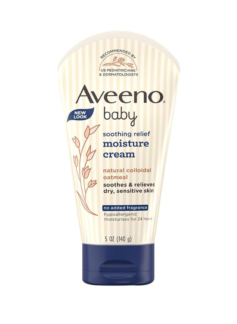 Aveeno Aveeno Baby Moisturizing Cream with Oat Extract Hypoallergenic No Added Fragrance - 140g  - Image 1