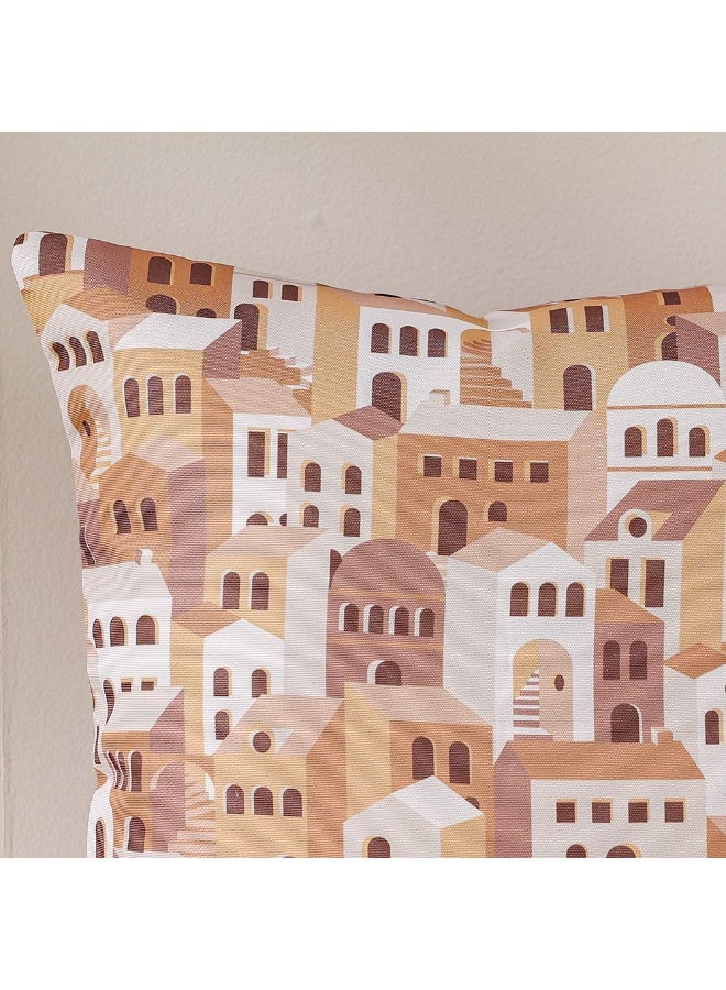 DANUBE HOME Toss Pillow With Zipper Without Piping | Patio Throw Pillow Garden Farmhouse Decor | Decorative Cushion For Outdoor Seating Chair Sofa Swing Gazebo 45X45cm-Print Rio - Image 2