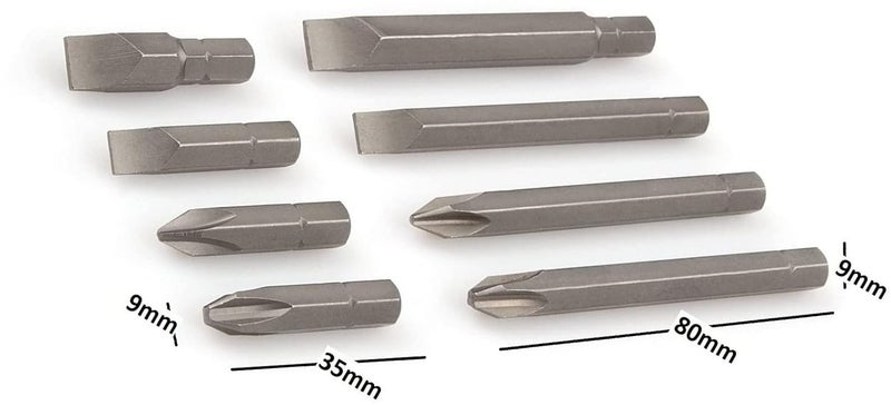 Inditrust Inditrust NEW Heavy Duty 8Pc Chromium Impact Driver Bit set Small Long Impact driver set Screwdriver Bit Set  - Image 3