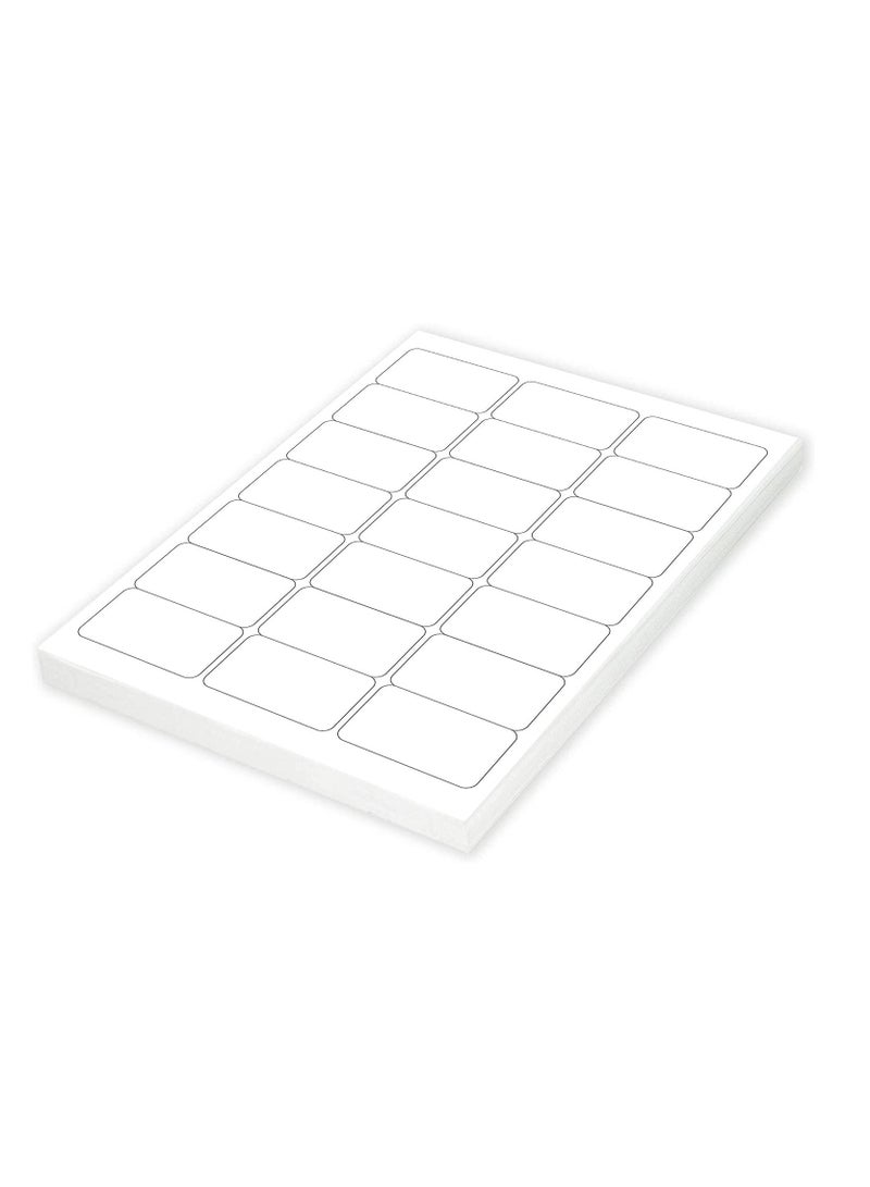 Agipa 100-Sheet Multipurpose Label White - APLA101107 - Image 2