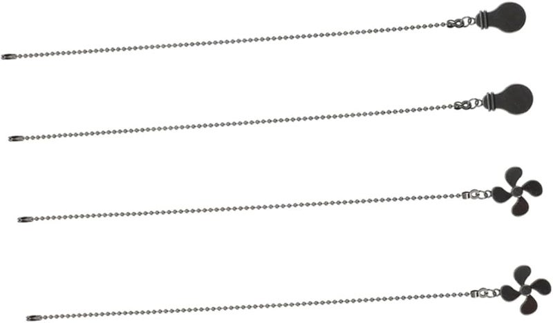 ملحق سلسلة سحب مروحة سقف معدنية - زخرفة أنيقة للاستخدام المنزلي في المصابيح - Image 2