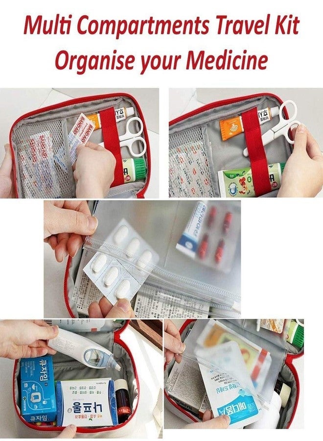 MEZON حقيبة إسعافات أولية محمولة من ميزون (متعددة الألوان) (كبيرة) - Image 4