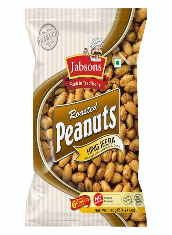 Jabsons - Jumbo Roasted Peanuts, Hing Jeera (5 PACK), 140g x 5 - Image 2