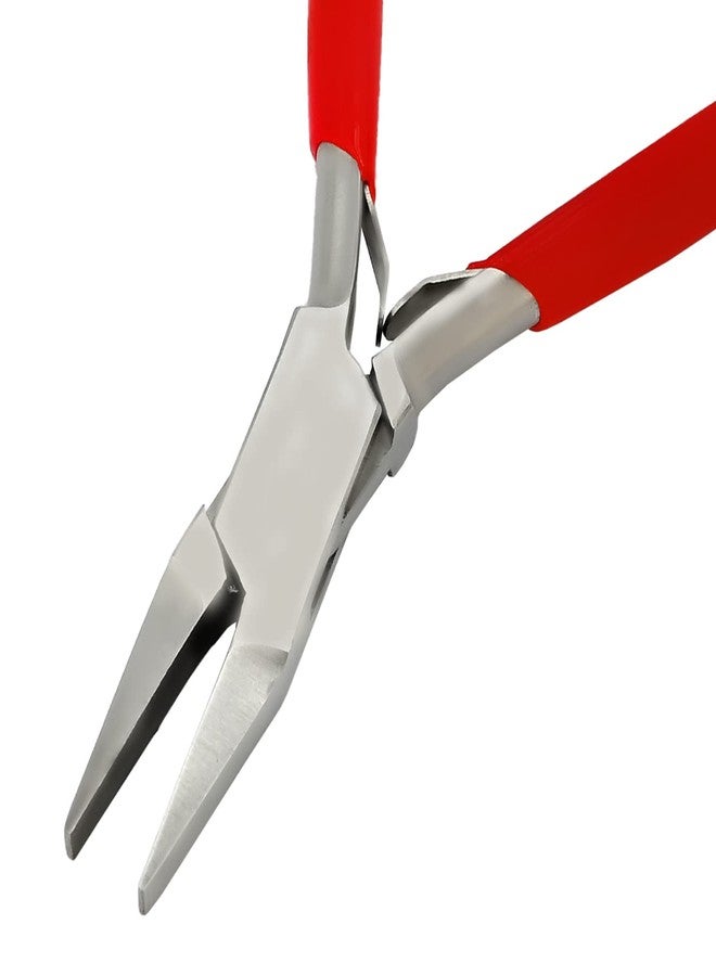 PRECISE CANADA Flat Nose Pliers 5 Inch Smooth Jaw Pliers for Jewelry Making, Wire Wrapping Bending - Image 1